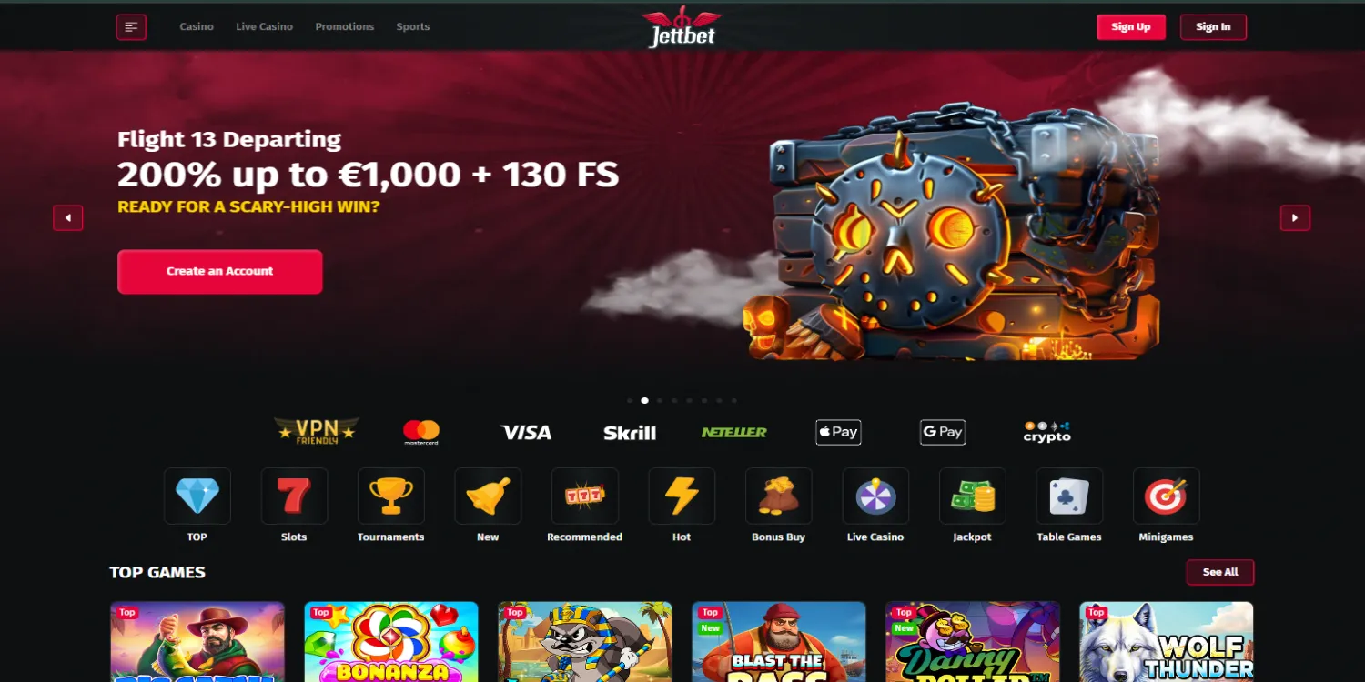 Casino #10: Jettbet